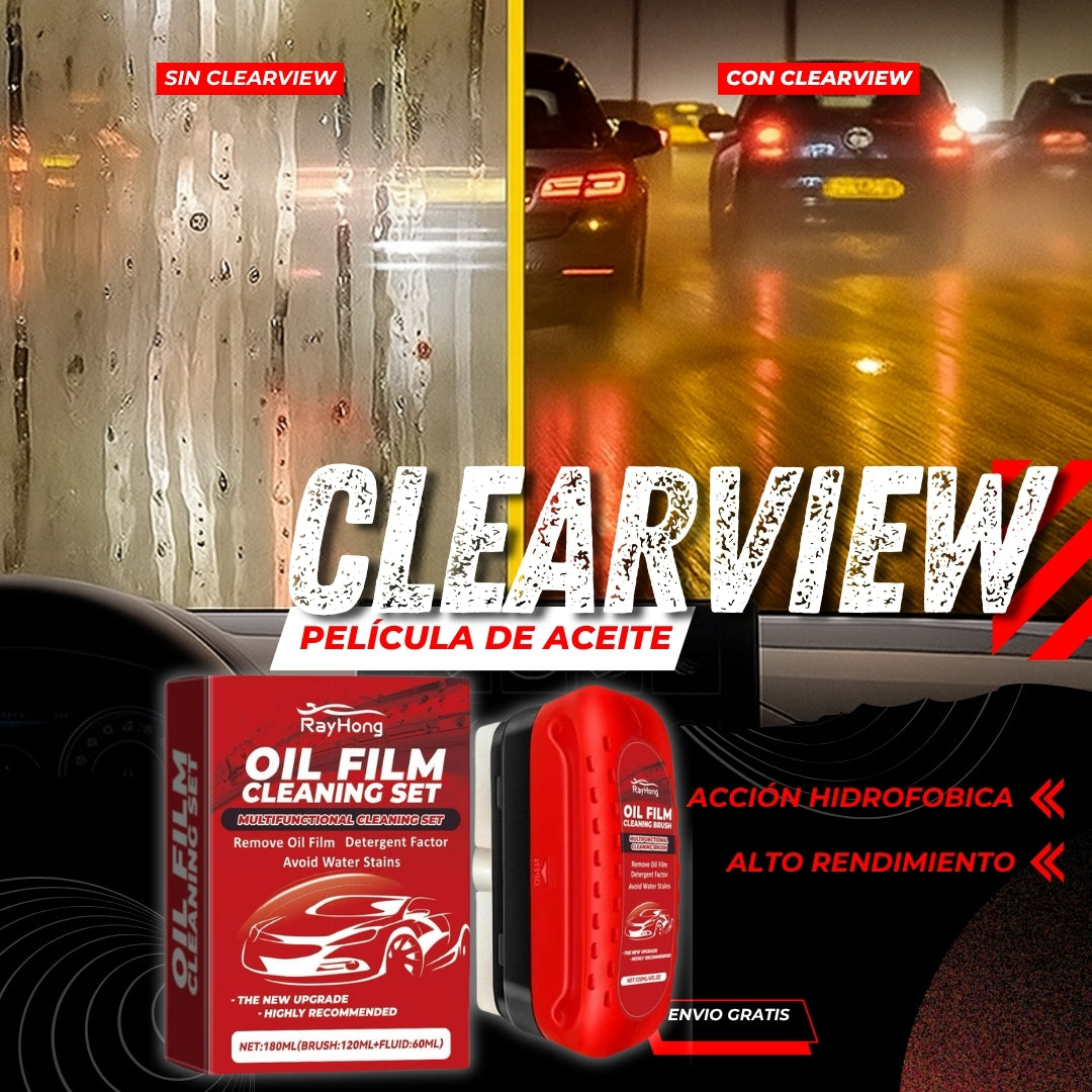 Antiempañante ClearView® con acción Hidrofóbica 💦