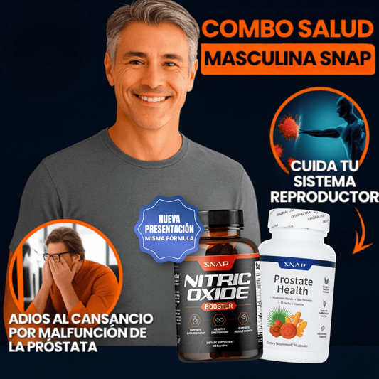 COMBO PARA SALUD DE LA PROSTATA SNAP ¡OFERTA DE LANZAMIENTO!