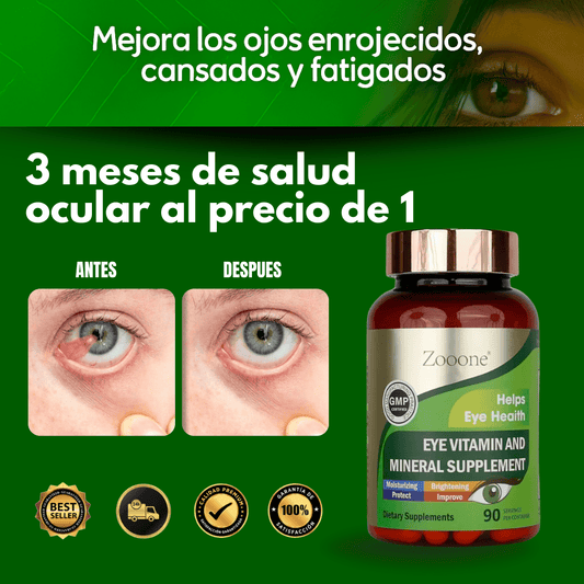 Zooone® Visión Plus| Luteína y Zeaxantina FORMULA AMERICANA