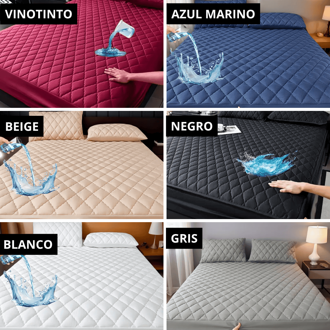 PROTECTOR COLCHON ANTIFLUIDO ACOLCHADO