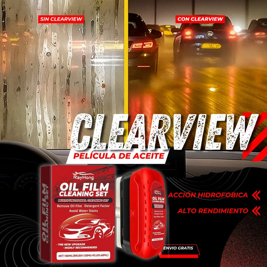 Antiempañante ClearView® con acción Hidrofóbica 💦